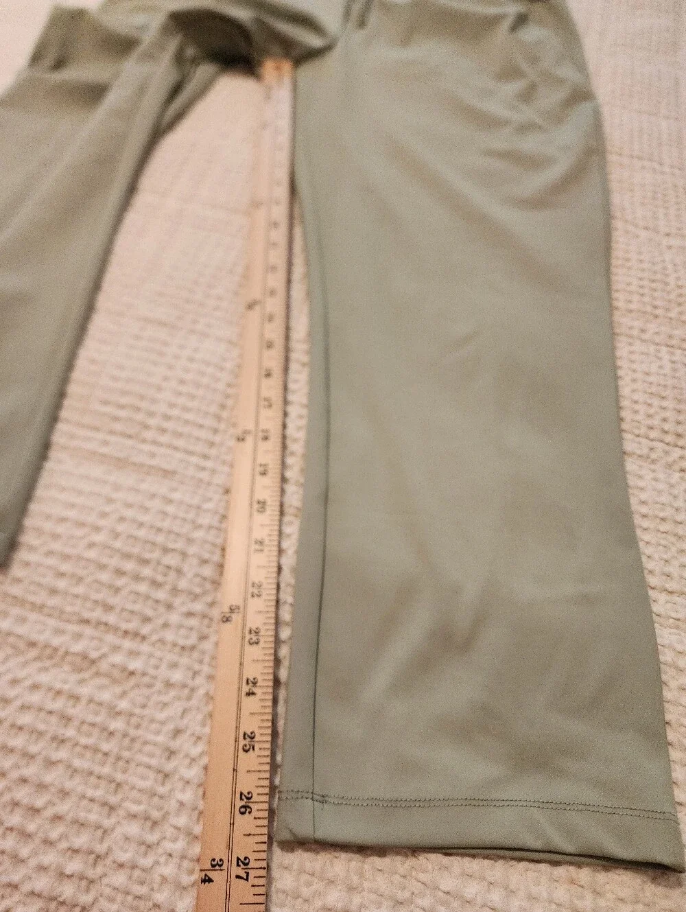 Maison D'Amelie Women's Sage Green Elastic Waist Drawstring Casual Joggers XL